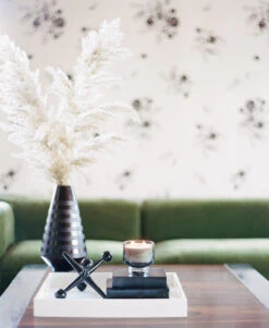 Bloom© Wallpaper In Ebony -Drop It Modern Sales 000088360001