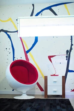 Playground© Mural Wallpaper In Eames -Drop It Modern Sales 005blanketweb