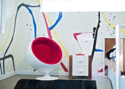 Playground© Mural Wallpaper In Eames -Drop It Modern Sales 006blanketweb