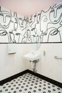 Femme© Wallpaper In Black + White -Drop It Modern Sales 17c6bf02cea7946745e666f2d0b4caa9