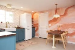 Modern Art© Mural Wallpaper In Field -Drop It Modern Sales 56365FlamingoRdKerryPuckett 12