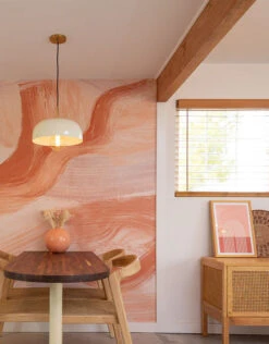 Modern Art© Mural Wallpaper In Field -Drop It Modern Sales 56365FlamingoRdKerryPuckett 14