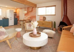 Modern Art© Mural Wallpaper In Field -Drop It Modern Sales 56365FlamingoRdKerryPuckett 4