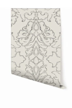 Western Damask© Wallpaper In Alabaster