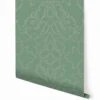 Western Damask© Wallpaper In Aloe