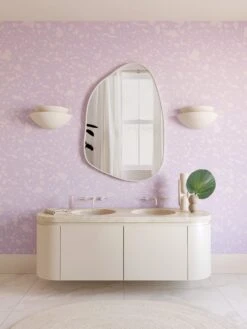 Appaloosa© Mural Wallpaper In Lilac -Drop It Modern Sales APPALOOSA Lilac Final 1