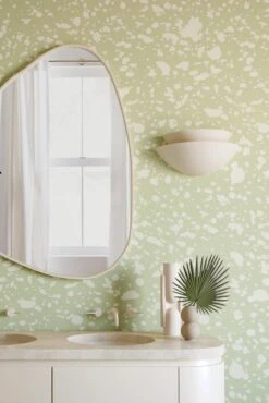 Appaloosa© Mural Wallpaper In Stonecrop -Drop It Modern Sales APPALOOSA Stonecrop Final 1CROP