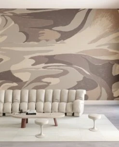 American Landscape© Mural Wallpaper In Topaz -Drop It Modern Sales American landscape topaz render 02