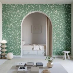 Appaloosa© Mural Wallpaper In Aloe -Drop It Modern Sales Apaloosa Aloe Final