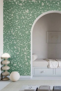 Appaloosa© Mural Wallpaper In Aloe -Drop It Modern Sales Apaloosa Aloe FinalCROP