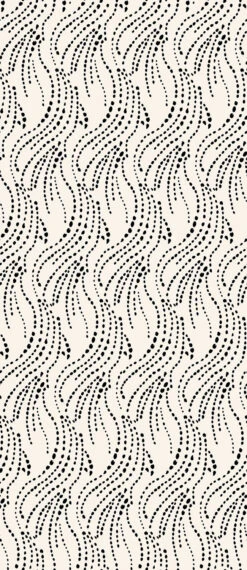 Branding Iron© Wallpaper In Black + Cremé -Drop It Modern Sales BLACK CREME e762b218 1957 41ef 9b88 0fef093f52bb