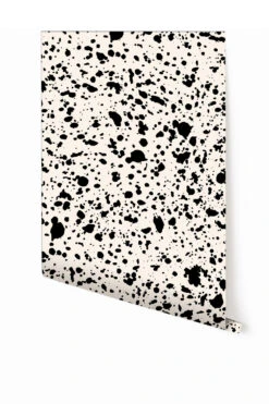 Appaloosa© Mural Wallpaper In Black + Cremé