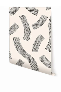 Saguaro© Wallpaper In Black + Cremé