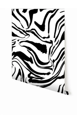 Primal© Mural Wallpaper In Black + White