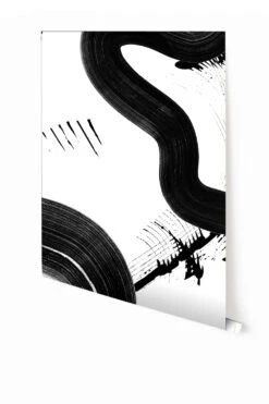 Untamed© Mural Wallpaper In Black + White