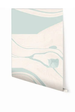 Magma© Wallpaper In Bleu