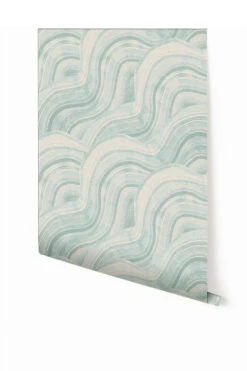 Sediment #2© Wallpaper In Sailor Blue