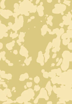 Bovine© Wallpaper In Daffodil -Drop It Modern Sales BOVINE MURAL DAFFODIL