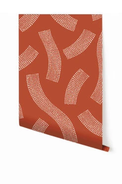 Saguaro© Wallpaper In Brick + Cremé