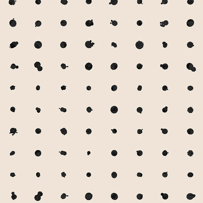 Dotted Line© Wallpaper In Black + Cremé 3 Dotted Line© Wallpaper In Black + Cremé - Image 3