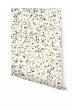 Memphis© Wallpaper In Black + Cremé