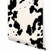 Bovine© Wallpaper In Black + Cremé