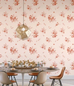 Bloom© Wallpaper In Rust -Drop It Modern Sales Bloom Rust FInal 2 bc941b34 ff81 4eda a3cd c8e06d574ead