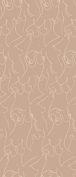 Bosom© Wallpaper In Dusty Rose -Drop It Modern Sales Bosom DustyRose cefaee32 bb67 4d8b a0b9 563a999b9e81