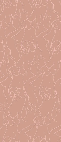 Bosom© Wallpaper In Terracotta -Drop It Modern Sales Bosom Terracotta a78fd9dc d1e8 41e4 8e51 a4a1c626b490