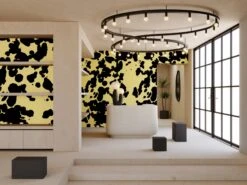 Bovine© Wallpaper In Gold Rush -Drop It Modern Sales Bovine GoldRush Final 3