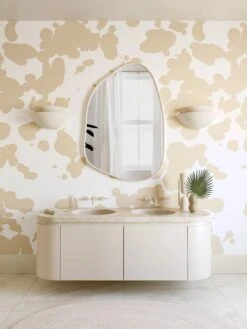 Bovine© Wallpaper In Sand -Drop It Modern Sales Bovine Sand Final