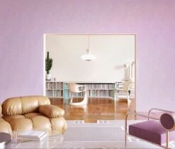 Branding Iron© Wallpaper In Lilac -Drop It Modern Sales BrandingIron Lilac Final