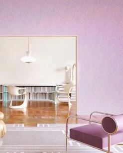 Branding Iron© Wallpaper In Lilac -Drop It Modern Sales BrandingIron Lilac FinalCROP1