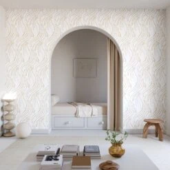 Branding Iron© Wallpaper In Sand -Drop It Modern Sales BrandingIron Sand Final