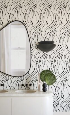 Branding Iron© Wallpaper In Alabaster -Drop It Modern Sales BrendingIron Alabster finalusecrop