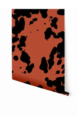 Bovine© Wallpaper In Brick + Black