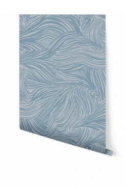 Hay Bale© Wallpaper In Cornflower