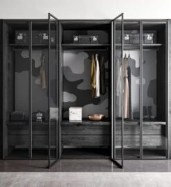 Camo© Wallpaper In Charcoal -Drop It Modern Sales Camo Charcoal Large Final