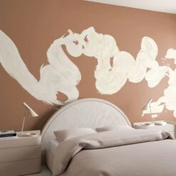 Abstract Art© Mural Wallpaper In Coco -Drop It Modern Sales Coco Final