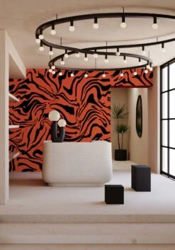 Primal© Mural Wallpaper In Brick + Black -Drop It Modern Sales CopyofPrimal Brick Black FinalCROP