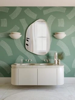 Saguaro© Wallpaper In Aloe -Drop It Modern Sales CopyofSAGURO ALoe Final