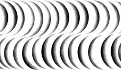 Coque© Wallpaper In Black + White -Drop It Modern Sales Coque Black White panel 52