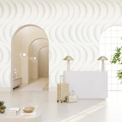 Coque© Wallpaper In Acid Wash -Drop It Modern Sales Coque Mural Acid Wash rendering 1