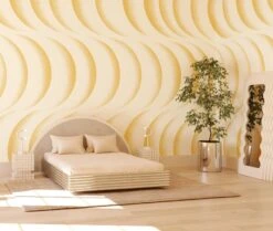 Coque© Wallpaper In Sunkist -Drop It Modern Sales Coque Mural Sunkist rendering 2