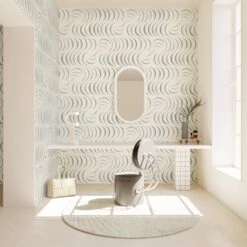 Petite Coque© Wallpaper In Cinder -Drop It Modern Sales Coque Petite Cinder Rendering rendering 1