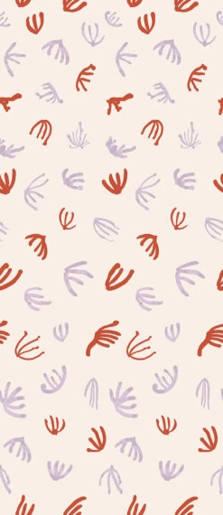 Coral© Wallpaper In Lilac + Red -Drop It Modern Sales Coral Lilac Red 322b1a92 cf2e 49c4 8d10 ac8c4abb9e97