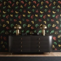 Coral© Wallpaper In Marley -Drop It Modern Sales Coral Marley Final