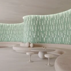 Corral© Wallpaper In Aloe -Drop It Modern Sales Corral Aloe Final 2