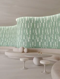 Corral© Wallpaper In Aloe -Drop It Modern Sales Corral Aloe Final 2CROP