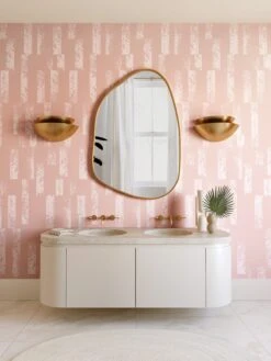 Corral© Wallpaper In Azalea -Drop It Modern Sales Corral Azalea Final